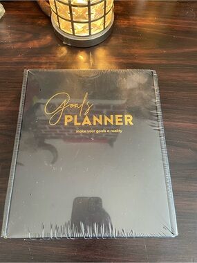 Source Unknown Goals Planner - Black with Gold